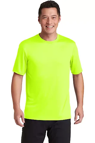 4820 Hanes® Cool Dri® Performance T-Shirt Safety Green front view