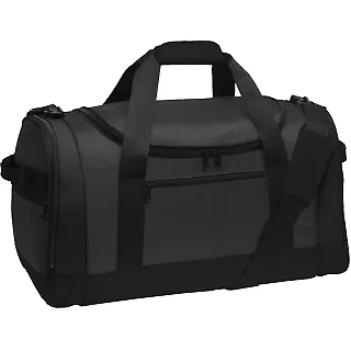 BG800 Port Authority® Voyager Sports Duffel Dk Grey/Black front view
