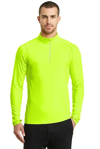 OE335 OGIO ENDURANCE Nexus 1/4-Zip Pullover Pace Yellow front view