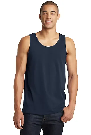 DT5300 District® Young Mens The Concert Tank New Navy front view