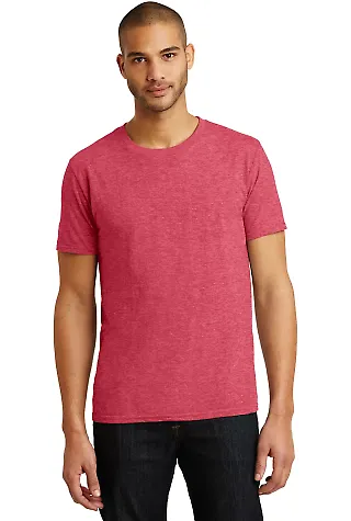 Anvil 6750 by Gildan Tri-Blend T-Shirt in Heather red front view