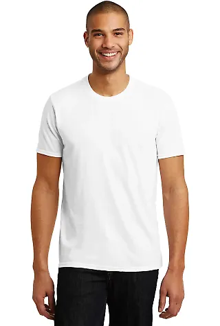 Anvil 6750 by Gildan Tri-Blend T-Shirt in White front view