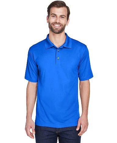 8210 UltraClub® Men's Cool & Dry Mesh Piqué Polo in Royal front view