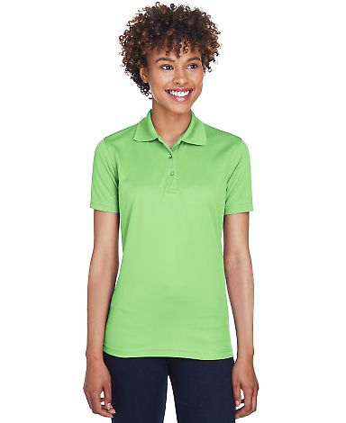 8210L UltraClub® Ladies' Cool & Dry Mesh Piqué P in Light green front view