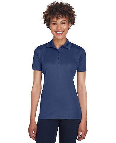 8210L UltraClub® Ladies' Cool & Dry Mesh Piqué P in Navy front view
