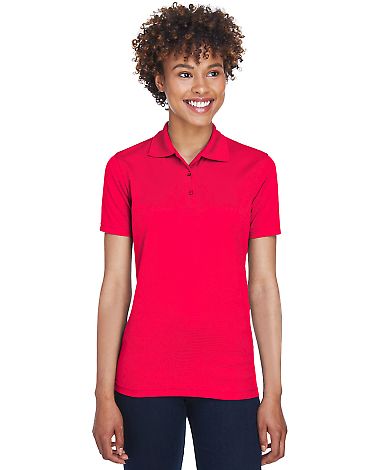 8210L UltraClub® Ladies' Cool & Dry Mesh Piqué P in Red front view