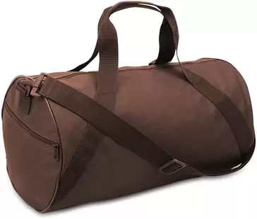 8805 Liberty Bags Barrel Duffel in Brown front view