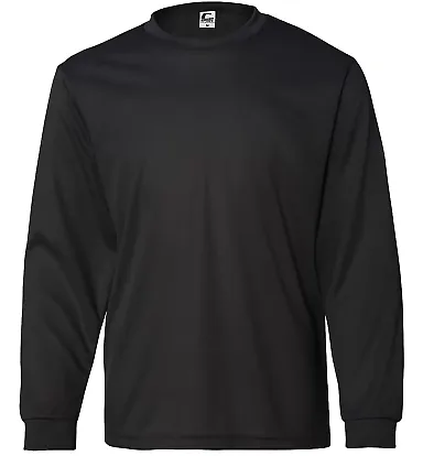 5204 C2 Sport  Youth Long Sleeve T-Shirt Black front view