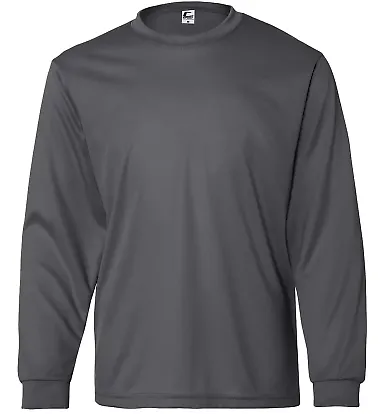 5204 C2 Sport  Youth Long Sleeve T-Shirt Graphite front view