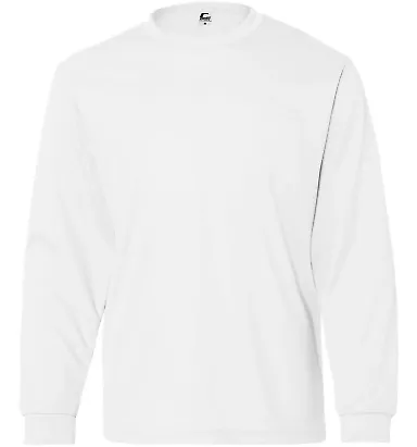5204 C2 Sport  Youth Long Sleeve T-Shirt White front view
