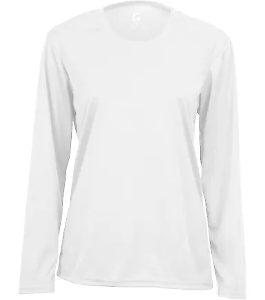 5604 C2 Sport - Ladies' Long Sleeve T-Shirt White front view
