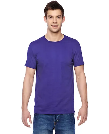 SF45 Fruit of the Loom Adult Sofspun™ T-Shirt Purple front view