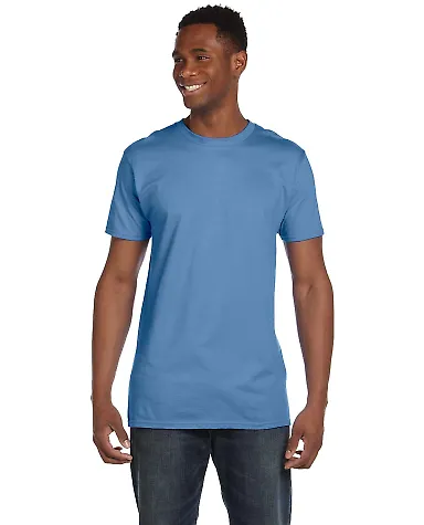 Hanes 4980 Ring-Spun T-shirt Carolina Blue front view
