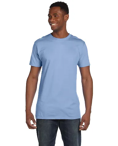Hanes 4980 Ring-Spun T-shirt Light Blue front view