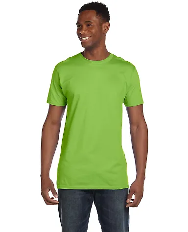 Hanes 4980 Ring-Spun T-shirt Lime front view