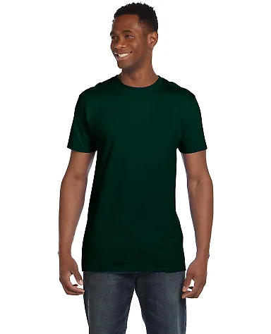 Hanes 4980 Ring-Spun T-shirt Deep Forest front view