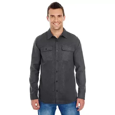 B8200 Burnside - Solid Long Sleeve Flannel Shirt  Catalog front view