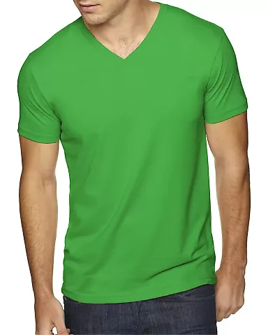 Next Level 6440 Premium Sueded V-Neck T-shirt in Envy front view