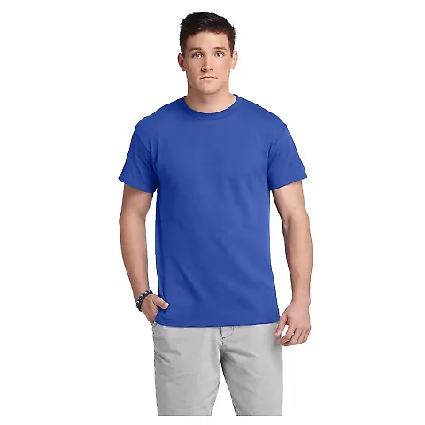 Delta Apparel 1730U American Made T-Shirt in Royal front view