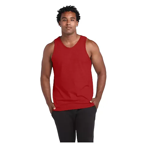 Delta Apparel 21734 Adult Tank Top in New red front view