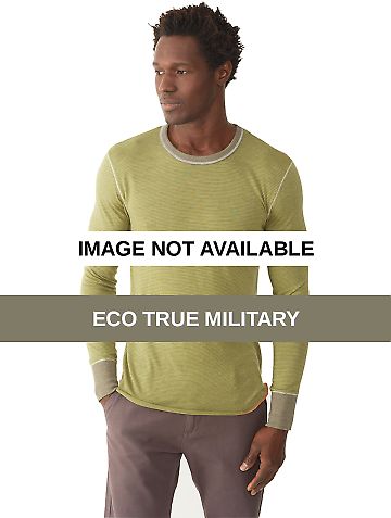 Alternative Apparel 3072 Eco-Jersey Long Sleeve St Eco True Military front view