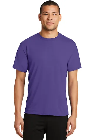 PC381 Performance Tee Blended Cotton Polyester by  in Purple front view