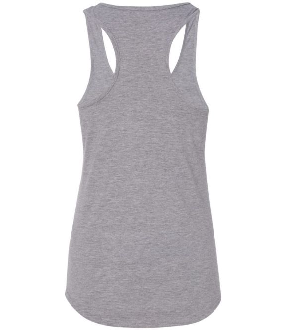 Anvil Ladies Tri-Blend Racerback Tank - Heather Grey (Soft Semi-Fitted Tee)