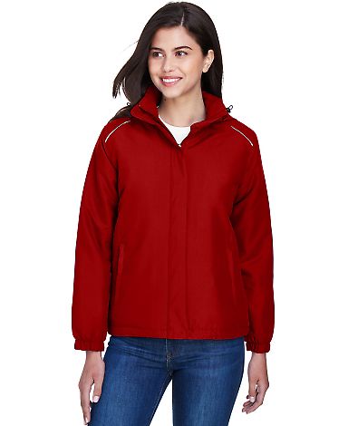 78189 Ash City - Core 365 Ladies' Brisk Insulated in Classic red front view