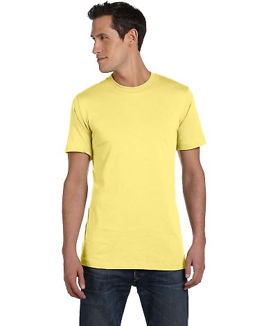 GOPINK-3001C BELLA+CANVAS Greenwich T-shirt Maize Yellow front view