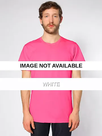 GOPINK-2001 American Apparel Fine Jersey Tee White front view