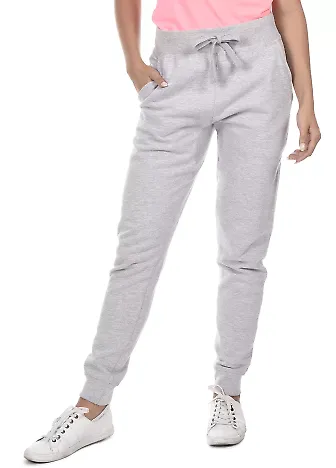 M7620 Cotton Heritage Fleece Rib Jogger Pant (disc Athletic Heather front view