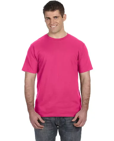 Anvil 980 Lightweight T-shirt by Gildan in Hot pink front view