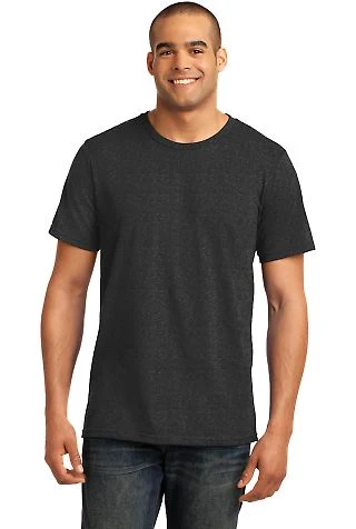 Anvil 980 Lightweight T-shirt by Gildan in Heather dark grey front view