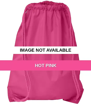 8881 Liberty Bags® Drawstring Backpack Hot Pink front view