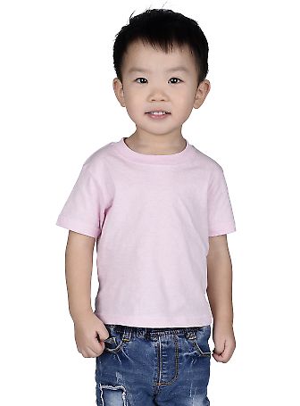 IC1040 Cotton Heritage 4.3oz Infant Crew Neck T-sh Light Pink front view