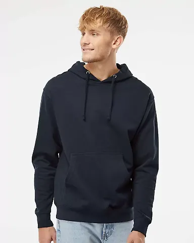 Independent Trading Co. SS4500 Midweight Hoodie in Classic navy front view