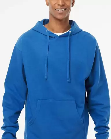 Independent Trading Co. SS4500 Midweight Hoodie in Royal front view
