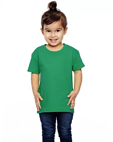 T3930  Fruit of the Loom Toddler's 5 oz., 100% Hea Kelly front view