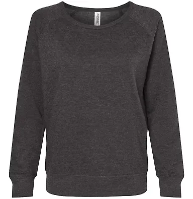 SS240 Independent Trading Co. Junior's Lightweight Charcoal Heather front view