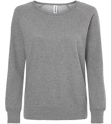 SS240 Independent Trading Co. Junior's Lightweight Gunmetal Heather front view