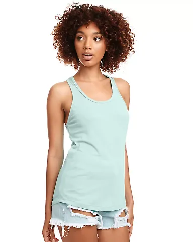 Next Level 1533 The Ideal Racerback Tank in Mint front view