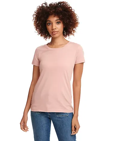 Next Level 1510 The Ideal Crew in Desert pink front view