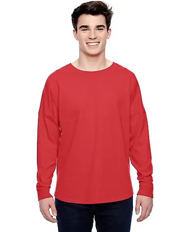 8229 J. America - Game Day Jersey in Red front view