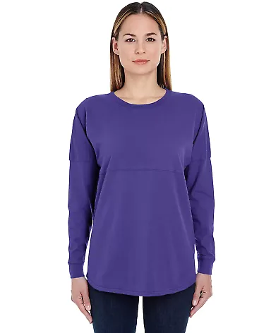 8229 J. America - Game Day Jersey in Purple front view