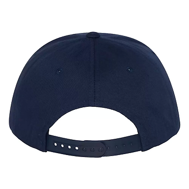 6007 Yupoong Five-Panel Flat Bill Cap Navy - From $5.88