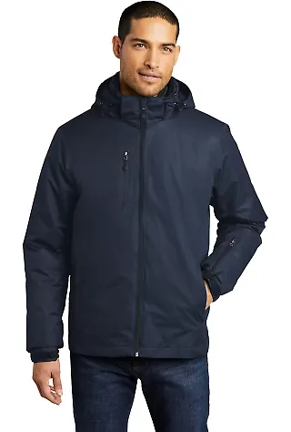 J332 Port Authority Vortex Waterproof 3-in-1 Jacke Riv Bl Ny/RBNy front view