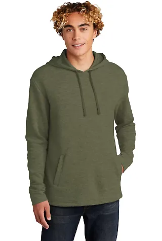 9300 Next Level Unisex PCH Pullover Hoody  in Hthr militry grn front view