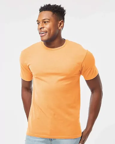 0290TC Tultex Unisex Ring-Spun Cotton Tee 290 in Cantaloupe front view