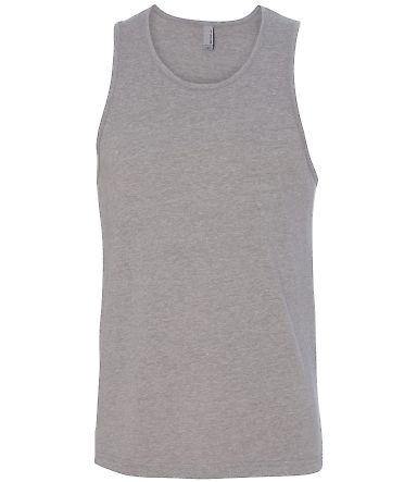 Next Level 6233 Men's Premium Fitted CVC Tank in Dark heather grey front view