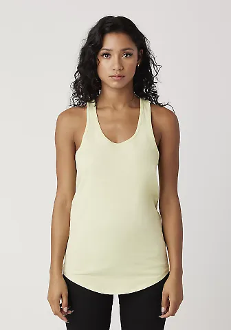 Cotton Heritage LC7706 Juniors Scallop Racerback T Cucumber front view